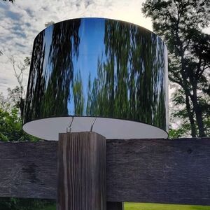 Reflective Silver Lamp Shade